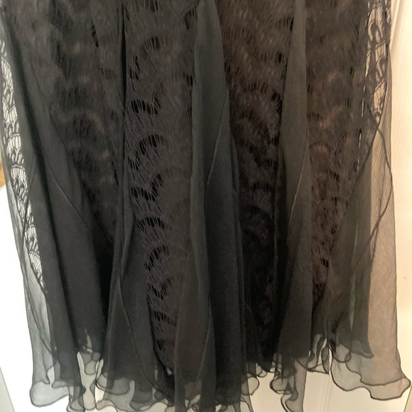 BCBGMAXAZRIA Black Lace Slip Dress Size 4 BCBG Maxazria - Picture 4 of 5